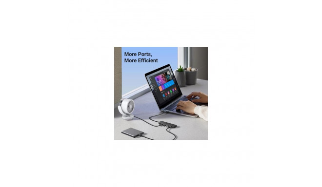 Ugreen USB 3.0 4-PORT HUB USB-A TO 4XUSB Docking USB 3.2 Gen 1 (3.1 Gen 1) Type-A