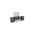 Trevi DAB+ STEREO TURNTABLE 25W WIRELESS USB SD AUX-IN CASSETTE ENCODING TT 1072 DAB BLACK