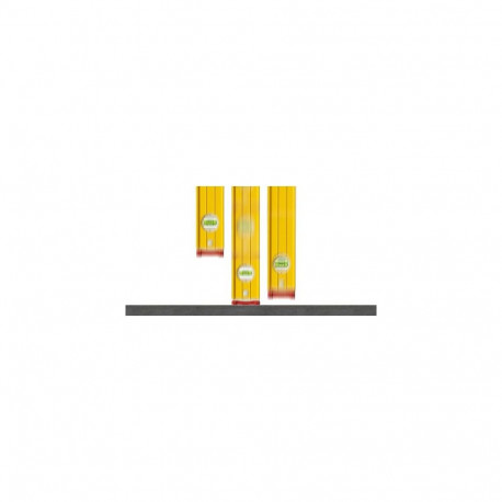 Stabila Wasserwaage Type 196-2 level 1.83 m Red, Yellow