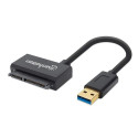 Manhattan USB-A to SATA 2.5&quot; Adapter Cable, 42cm, Male to Male, 5 Gbps (USB 3.2 Gen1 aka US