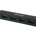 Equip 128953 interface hub USB 3.2 Gen 1 (3.1 Gen 1) Type-A 5000 Mbit/s Black
