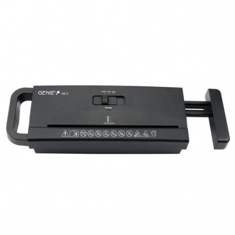 Genie 260 S paper shredder Strip shredding 73 dB Black