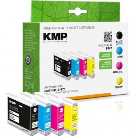 KMP 1060,4005 ink cartridge 4 pc(s) Compatible Black, Cyan, Magenta, Yellow