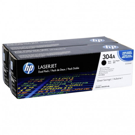 HP No 304A HP304A HP 304A kahepakend must kassett (CC530AD)