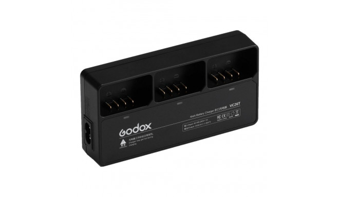 Godox VC 26T Multiple Battery Charging Station voor V1
