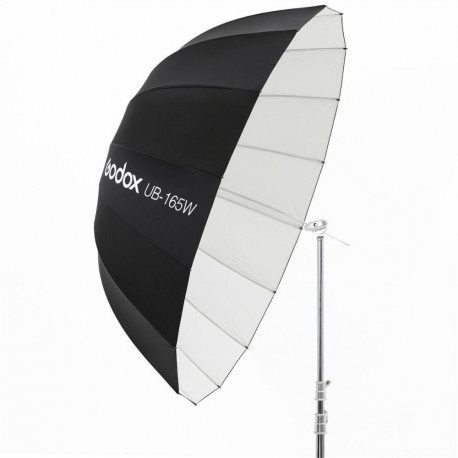 Godox vihmavari 165cm Parabolic, must/valge