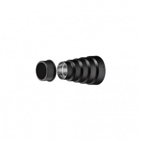 Westcott FJ200 Snoot met Honeycomb Grid