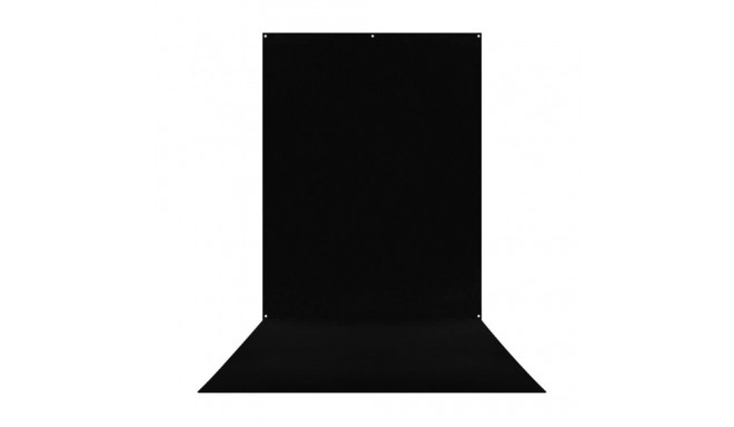 Westcott X Drop Wrinkle Resistant Backdrop Rich Black Sweep (5' x 12')
