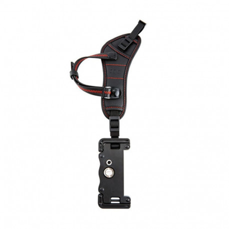 JJC HS PRO1P handgreep riem (incl snelkoppeling U Plate voor Video) Rood