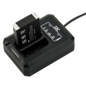 JJC Fuji DCH NP95 USB Dual BatteryCharger (voor Fujifilm NP 95 / Ricoh DB 90)