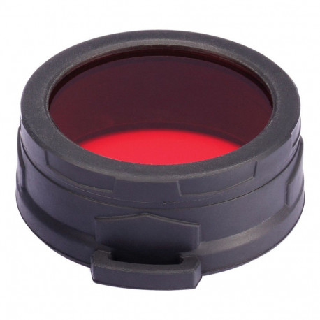 Nitecore NFR60 rood filter voor zaklampen met 60mm kopdiameter