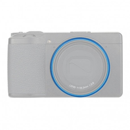 JJC RN GR3 blauw Lens Decoration Ring voor Ricoh GRIII