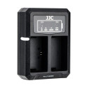 JJC Canon DCH LPE6 USB Dual Battery Charger (voor Canon LP E6 / LP E6N accu)