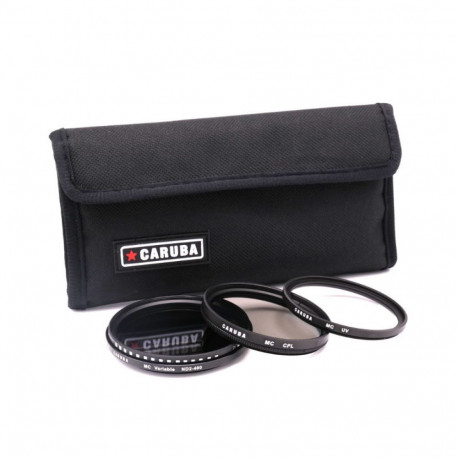 Caruba filtrikomplekt UV + CPL + Variable ND2 400 46mm