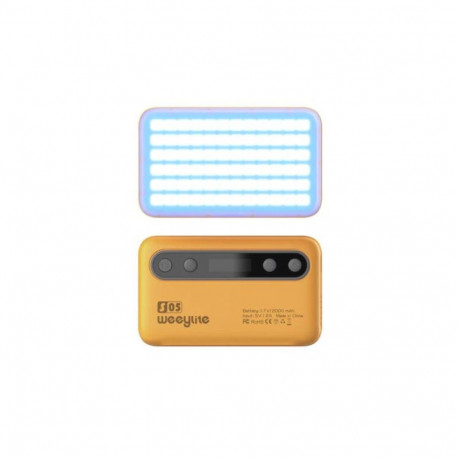Weeylite S05 portable pocket RGB Light Yellow