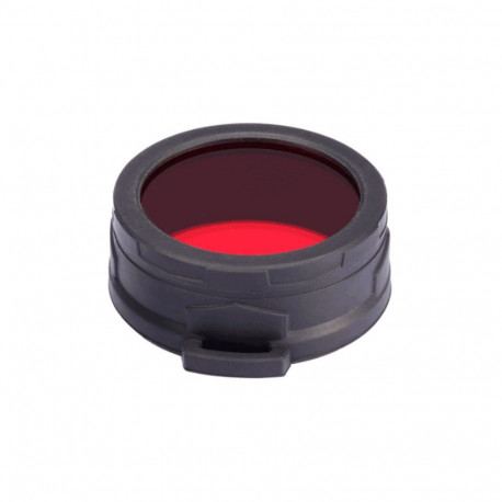 Nitecore NFR70 rood filter voor zaklampen met 70mm kopdiameter