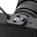JJC QRS M1 Deluxe Quick Release Sling Strap for Mirrorless Camera Silver Grey