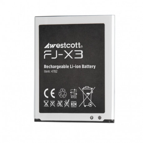 Westcott FJ X3 Lithium ion Battery