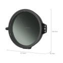 SmallRig 3864 95mm CPL VND Filter Kit with Rod Clamp