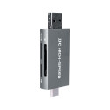 JJC CR UTC5AC Memory Card Reader grijs
