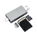 JJC CR UTC5AC Memory Card Reader grijs