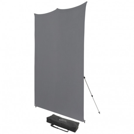 Westcott X Drop Pro Kreukbestendige Achtergrond Kit Neutraal Grijs (8' x 8')