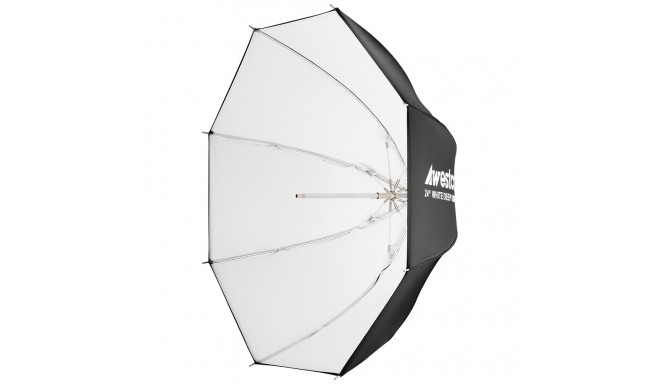 Westcott Deep Umbrella White Bounce (24")