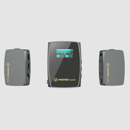 MIRFAK DUAL CHANNEL COMPACT WIRELESS MICROPHONE SYSTEM WE10 PRO