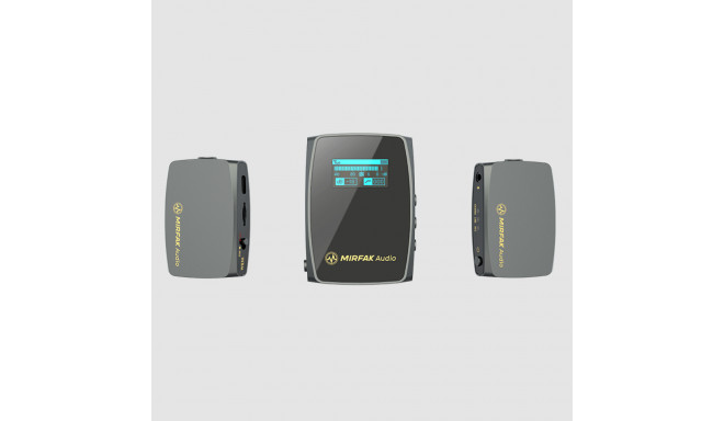 MIRFAK DUAL CHANNEL COMPACT WIRELESS MICROPHONE SYSTEM WE10 PRO