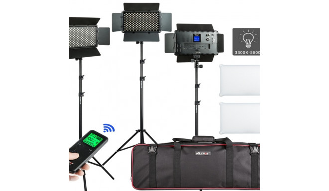 Viltrox VL D640T LED Light Triple Kit