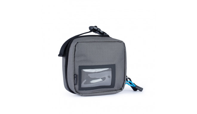 F Stop Accessory Pouch Small Gargoyle (Grey) Black Zipper