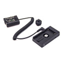 Caruba Nikon EN EL15 Full Decoding Dummy Battery + F970 Batterijhuls (veer kabel)