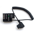 Caruba Panasonic DMW DCC12 Full Decoding Dummy Batterij + D TAP B Type Poort (veer kabel)