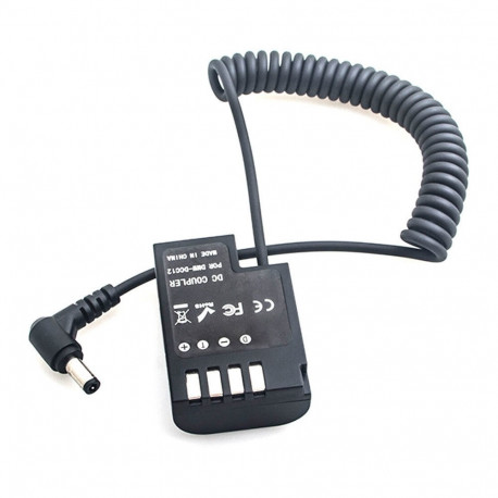 Caruba Panasonic DMW DCC12 Full Decoding Dummy Batterij (veer kabel)