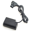 Caruba Panasonic DMW DCC12 Full Decoding Dummy Batterij + D TAP B Type Poort (rechte kabel)