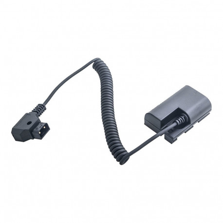 Caruba Canon LP E6 Full Decoding Dummy Battery + D TAP B Type Poort (veer kabel)