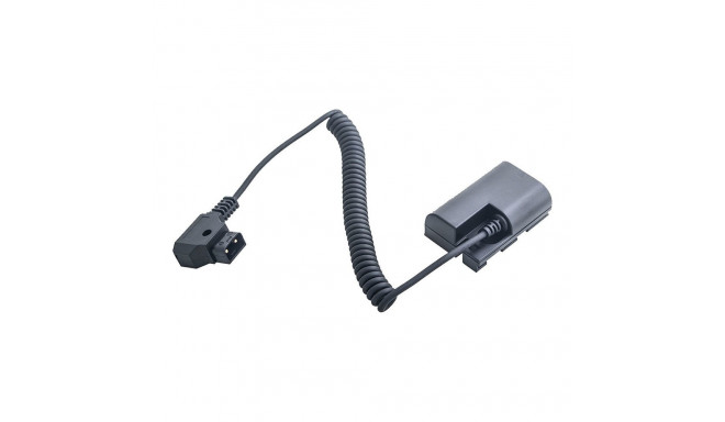 Caruba Canon LP E6 Full Decoding Dummy Battery + D TAP B Type Poort (veer kabel)