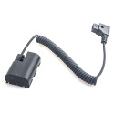 Caruba Canon LP E6 Full Decoding Dummy Battery + D TAP B Type Poort (veer kabel)