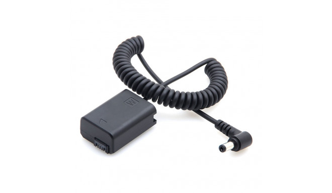 Caruba Sony NP FW50 Full Decoding Dummy Batterij (spring kabel)