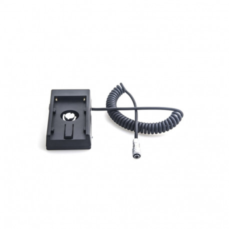 Caruba BMPCC 4K Stroomkabel met F970 Battery Adapter (veer kabel)