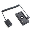 Caruba Sony NP FW50 Full Decoding Dummy Batterij + F970 Batterij Gusset (veer kabel)