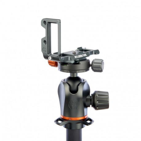 3 Legged Thing Zayla Dedicated L Bracket Grijs for Nikon Z50 PEAK DESIGN & ARCA Compatible