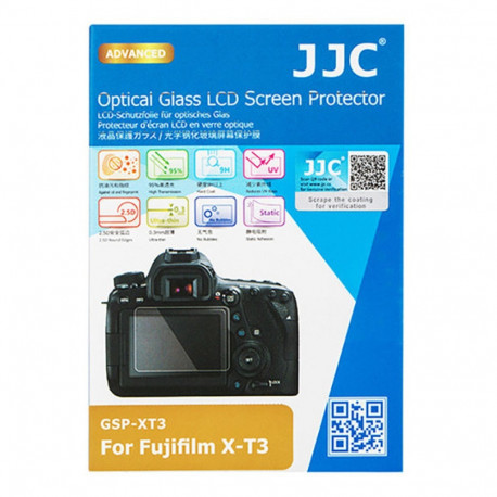 JJC GSP XT3 screenprotector van optisch glas
