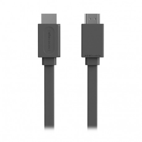 Allocacoc HDMI Cable Flat 3m Grijs