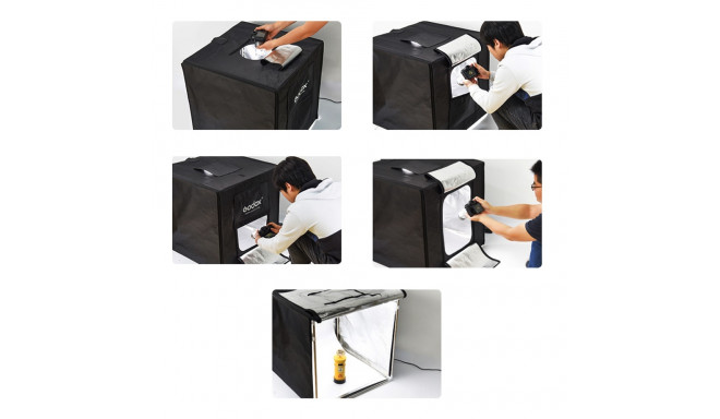 Godox Portable Double Light LED Ministudio L60x60x60cm