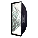 Caruba Quick Assembly Matte Zilver Strip Softbox 60x90cm