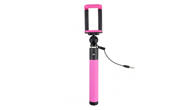 Caruba Selfie Stick Plug & Play Roze