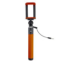 Caruba Selfie Stick Plug & Play Oranje Caruba Selfie Stick Plug & Play Oranje