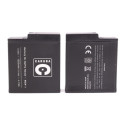 Caruba Wall Charger & Batterij Duo Kit voor GoPro Hero 5 / 6 / 7