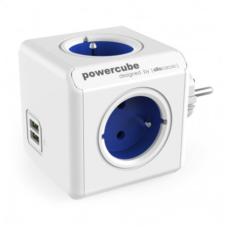 Allocacoc PowerCube Original USB Blauw (FR)